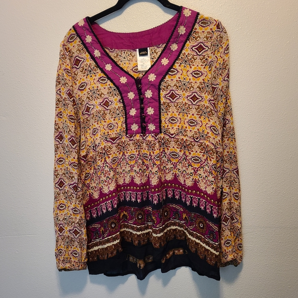 Flowy linen style shirt